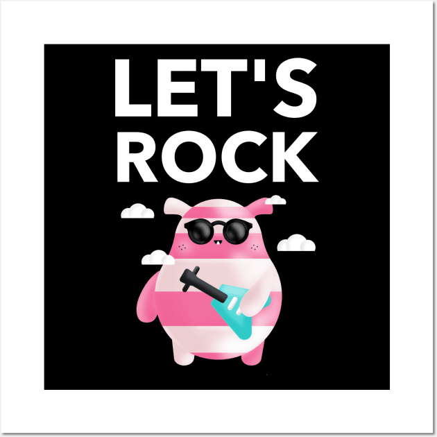 Let's Rock Wall Art by Jitesh Kundra